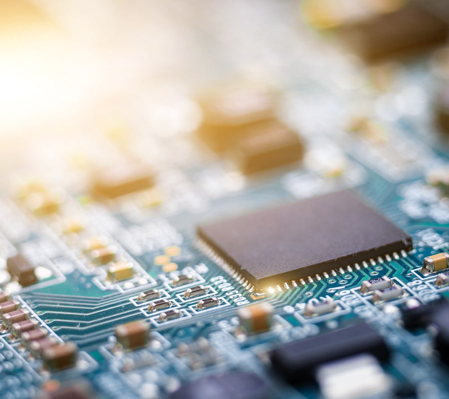 auto-test-equipment-production-board Teradyne Production Board Test - board close-up